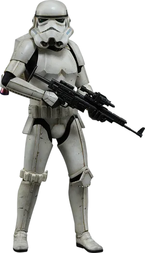 Classic Stormtrooper Pose PNG Image