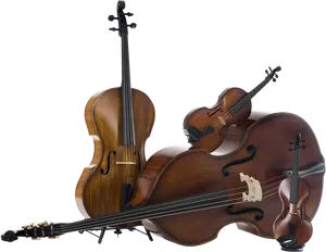 Classic_ String_ Instruments_ Collection PNG Image