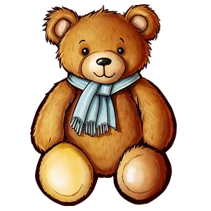 Classic Teddy Bear Drawing Png 28 PNG Image