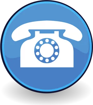 Classic Telephone Icon PNG Image