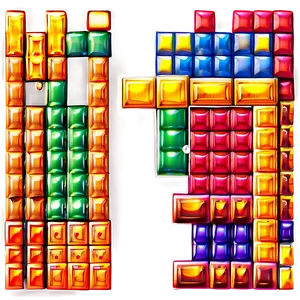 Classic Tetris Game Png Jcb PNG Image