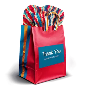 Classic Thank You Bag Png Vdw PNG Image