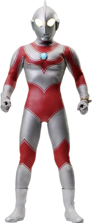 Classic Ultraman Pose PNG Image