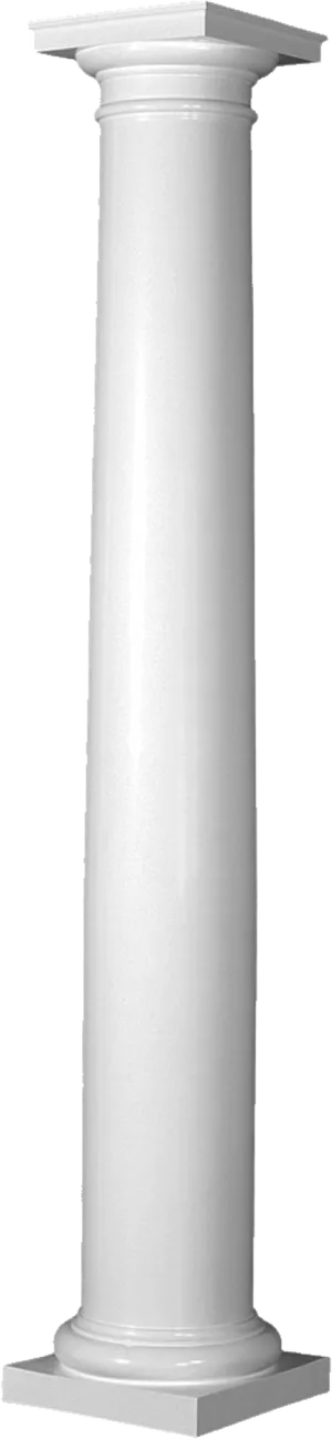 Classic White Column PNG Image