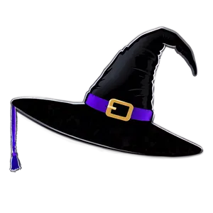 Classic Witches Hat Png Qkt PNG Image