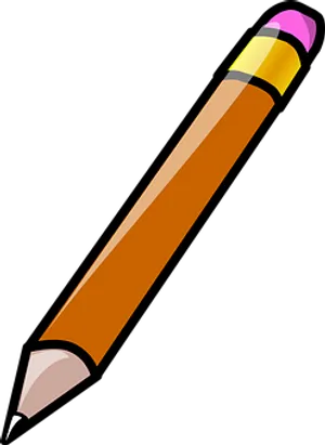 Classic Yellow Pencil Graphic PNG