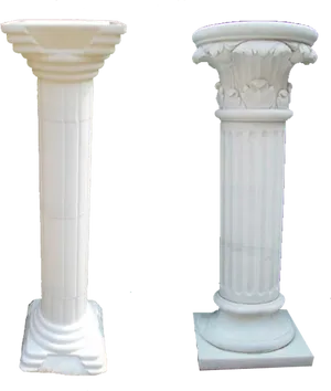 Classical Columns Designs PNG Image