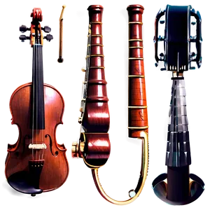 Classical Music Instruments Clipart Png Cqe37 PNG Image