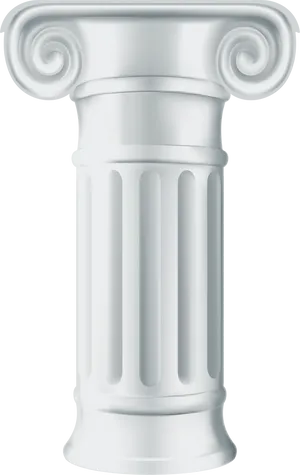 Classical White Column.png PNG Image