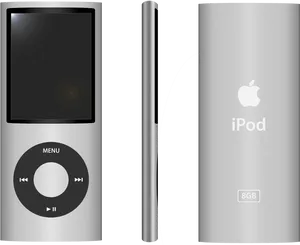 Classici Pod Nano8 G B Silver PNG Image