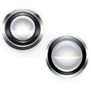 Clean White Button Design Png Ovf PNG Image