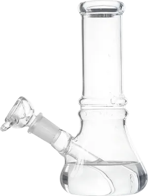 Clear Glass Bong PNG Image