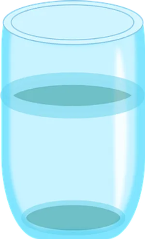 Clear Glass Half Full PNG