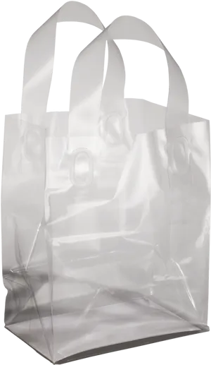 Clear Plastic Tote Bag PNG Image