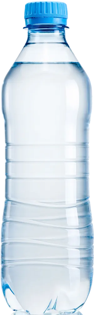 Clear Plastic Water Bottle Isolated PNG Image