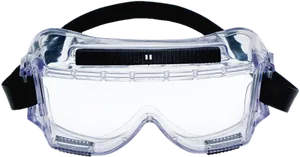 Clear Safety Goggles Industrial Protection PNG Image