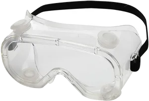 Clear Safety Goggles Product Image PNG Image