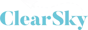 Clear Sky Logowith Paper Plane PNG