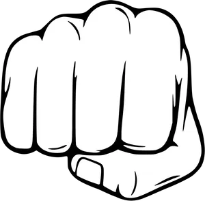 Clenched Fist Icon PNG Image