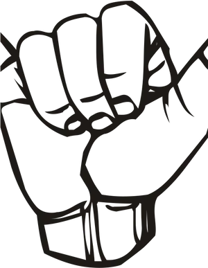 Clenched Fist Icon PNG Image