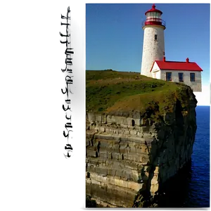 Cliff With Lighthouse Png 06122024 PNG Image