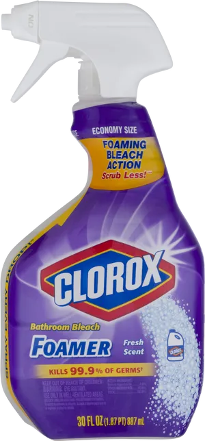 Clorox Bathroom Bleach Foamer PNG Image