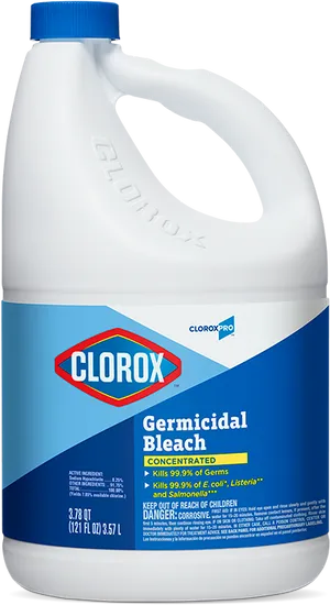 Clorox Germicidal Bleach Bottle PNG Image