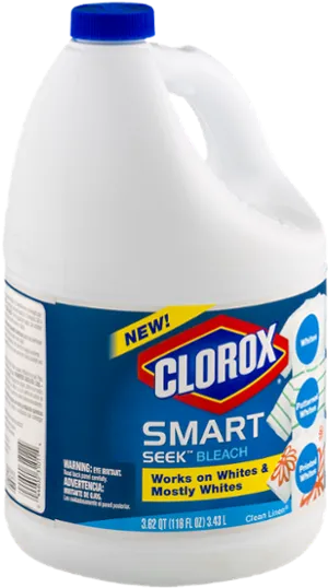 Clorox Smart Seek Bleach Bottle PNG Image