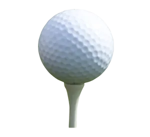 Close Up Golf Ballon Tee PNG Image