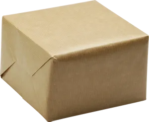 Closed Cardboard Boxon Black Background PNG Image