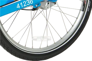 Closeup Bicycle Wheeland Tyre PNG Image