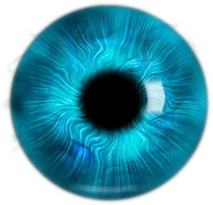 Closeup Blue Human Iris Texture PNG Image