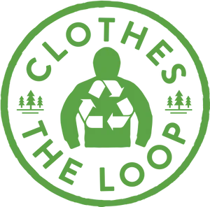 Clothes The Loop Recycling Logo PNG Image