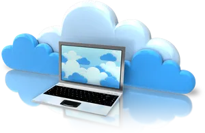 Cloud Computing Concept Illustration PNG Image