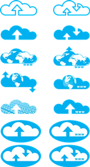 Cloud_ Computing_ Icons_ Set PNG Image