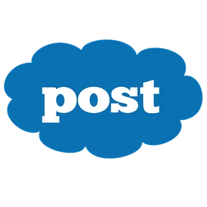 Cloud Post Logo PNG Image