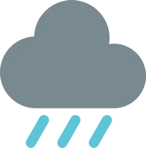 Cloud Rain Icon PNG Image