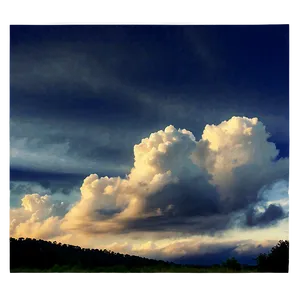 Cloudy Dusk Sky Png Ism36 PNG Image