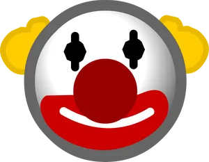 Clown Emoji Graphic PNG Image