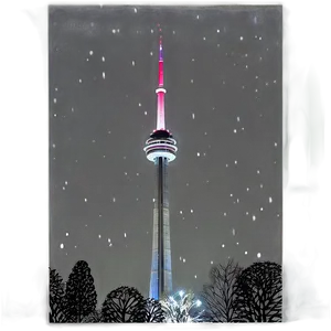 Cn Tower Seasonal Beauty Png Mld18 PNG Image