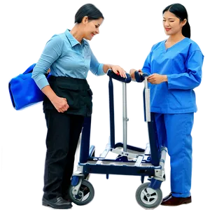 Cna Patient Mobility Assistance Png Byx25 PNG Image