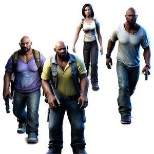 Coach Left 4 Dead 2 Survivor Png 98 PNG Image