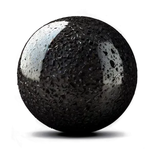 Coal Black Sphere Png 06292024 PNG Image