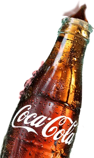 Coca Cola Bottle Condensation PNG Image