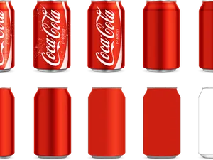 Coca Cola Can Progression PNG Image