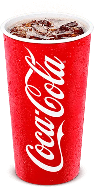 Coca Cola Cupwith Ice PNG Image