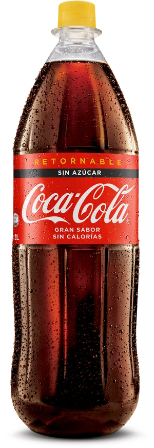 Coca Cola Sin Azucar Bottle PNG Image