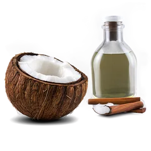 Coconut Oil Dietary Supplement Png Yvk PNG Image