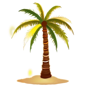 Coconut Tree Sunset Silhouette Png Jam42 PNG Image