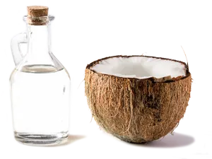 Coconutand Coconut Oil PNG Image